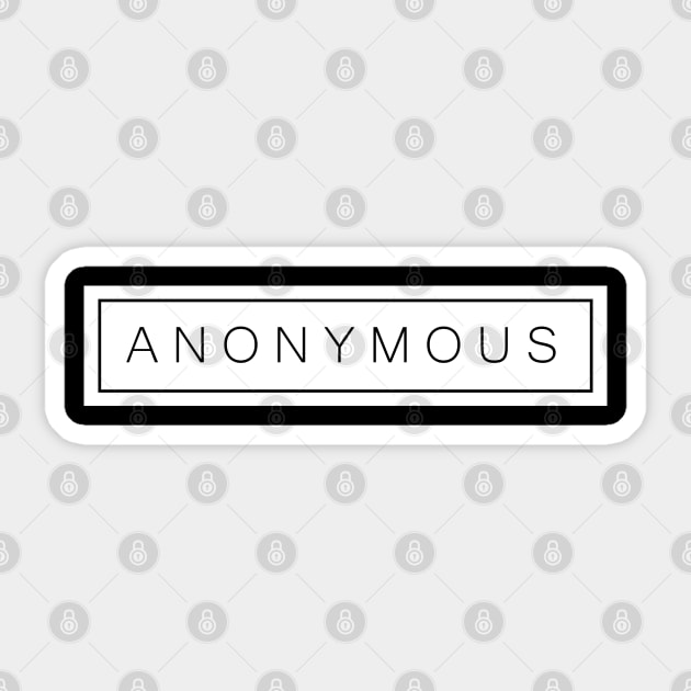 anonymous Sticker by MURCPOSE